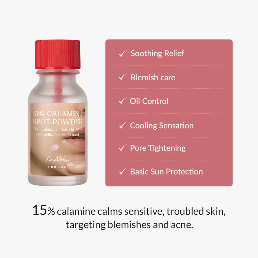 Advantage of Dr.Althea 15% Calamine Spot Powder