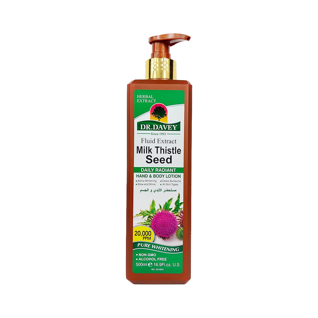Dr.Davey Milk Thistle Seed Daily Radiant Hand & Body Lotion - 500ml
