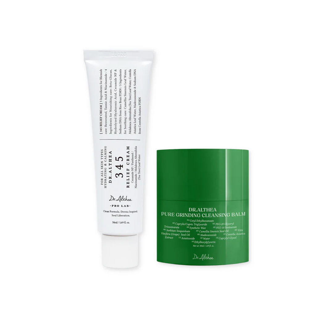 The product of Dr. Althea Cleanser and Hydration Set