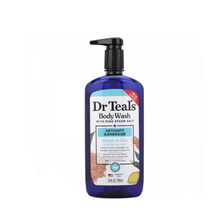 The product of Dr Teal's Body Wash With Pure Epsom Salt Ginger And Clay