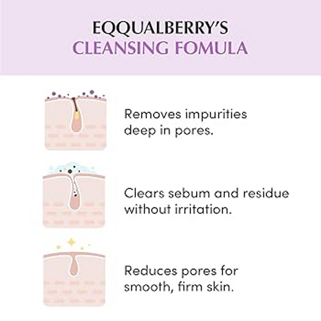 The Key Benefits of EQQUALBERRY Purple Rice Pore Purifying Pack Cleanser 