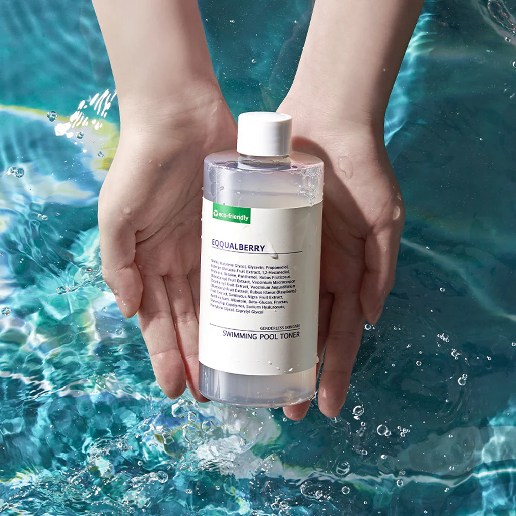 EQQUALBERRY Swimming Pool Toner 300ml available on Qasr Jamal Store