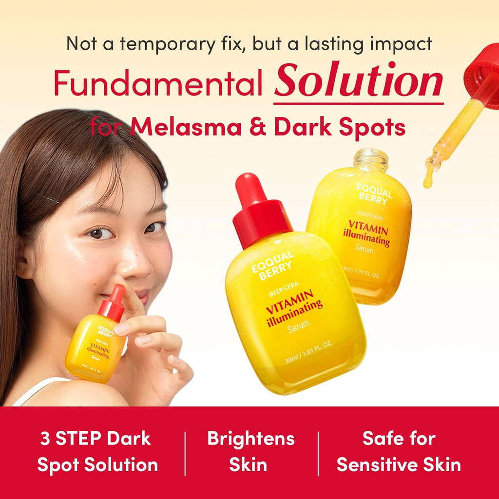 Advantages of EQQUAL BERRY Deep Cera Vitamin Illuminating Serum
