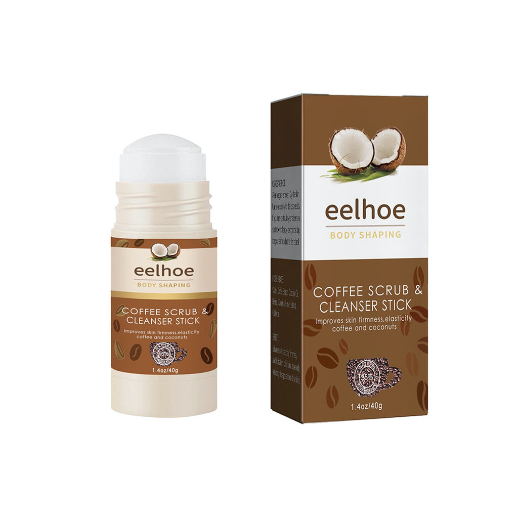 Eelhoe Body Shaping Coffee Scrub & Cleanser Stick - 40gm