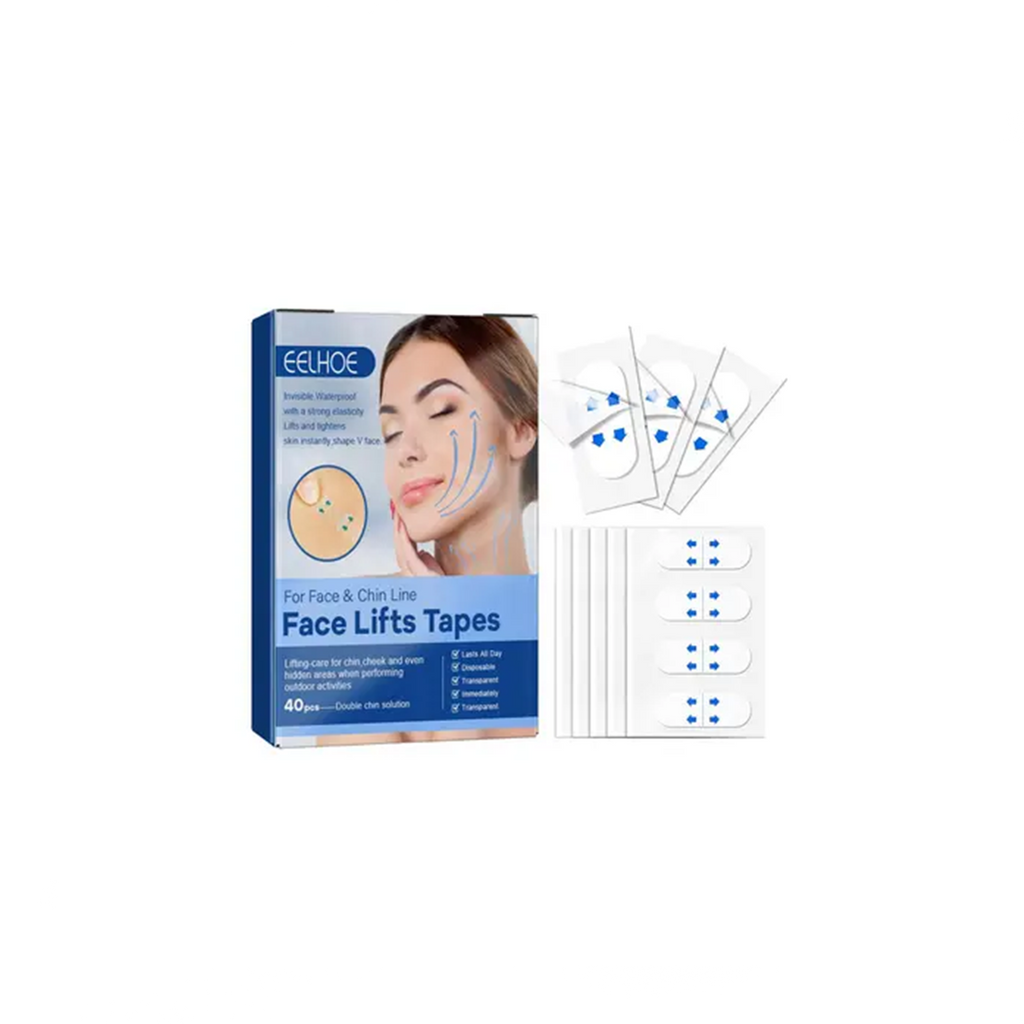 Eelhoe Face Lifts Tapes - Set of 40 rejuvenating strips for instant lift and contouring.