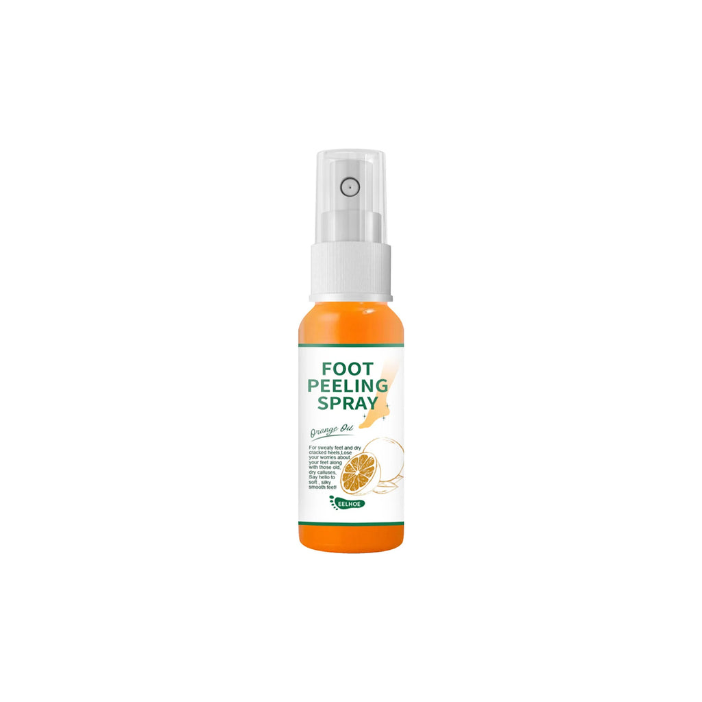 Eelhoe Foot Peeling Spray Orange Oil - 100ml. Effortlessly exfoliate and moisturize feet with refreshing orange oil. 