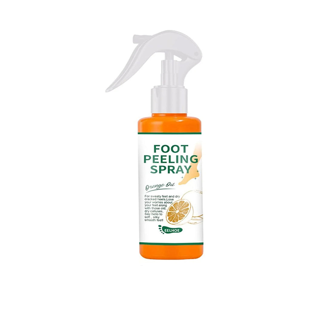 Eelhoe Foot Peeling Spray Orange Oil - 100ml. Effortlessly exfoliate and moisturize feet with refreshing orange oil. 