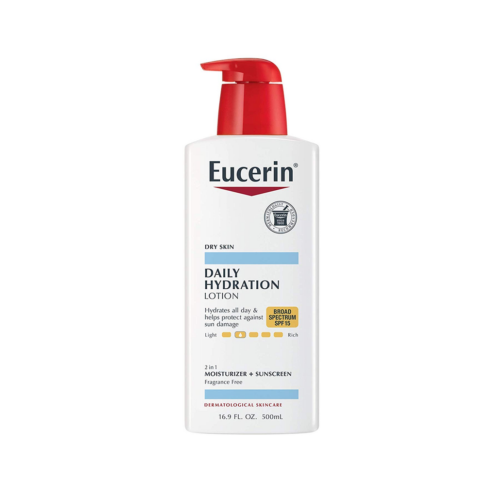 Eucerin Daily Hydration Lotion with Broad Spectrum - SPF 15 - 500ml