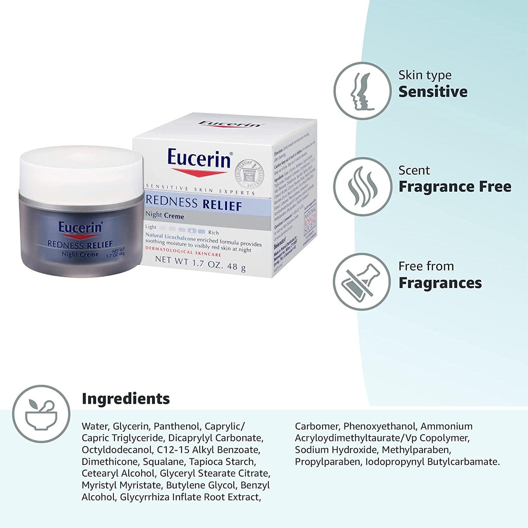 Eucerin Relief Cream 48g – QasrJamal