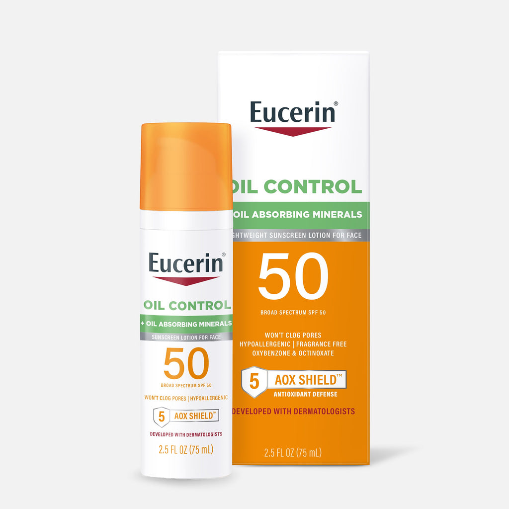 Eucerin Sun Oil Control SPF 50 Face Sunscreen Lotion - 75ml