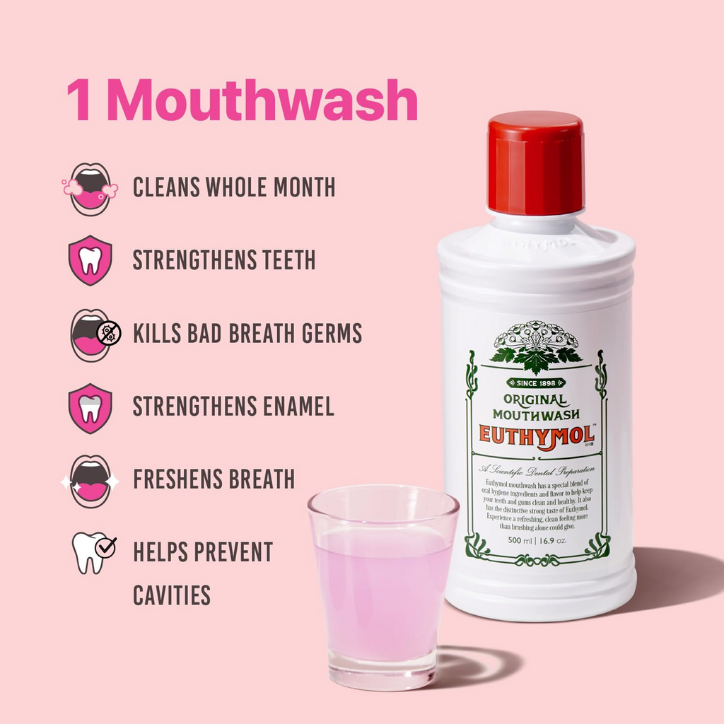 The Key Benefits of Euthymol Orignal Mouthwash 