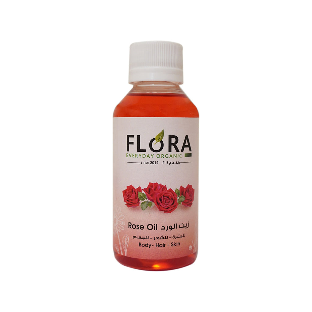 The product of Flora Rose Oil For Body, Hair and Skin