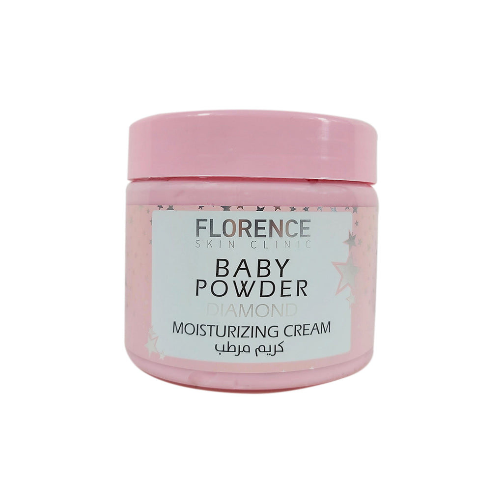 Florence Baby Powder Diamond Moisturizing Cream - 300ml. Intense hydration and anti-aging benefits. 