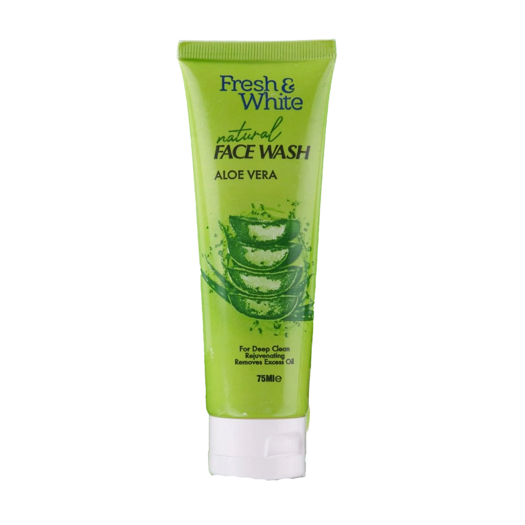 The Product of Fresh and White Natural Face Wash Aloe Vera