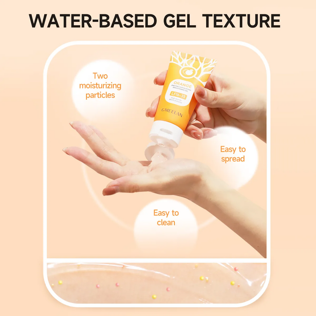 Advantages of using GMEELAN Orange Enzymes Exfoliating Brightening Gel