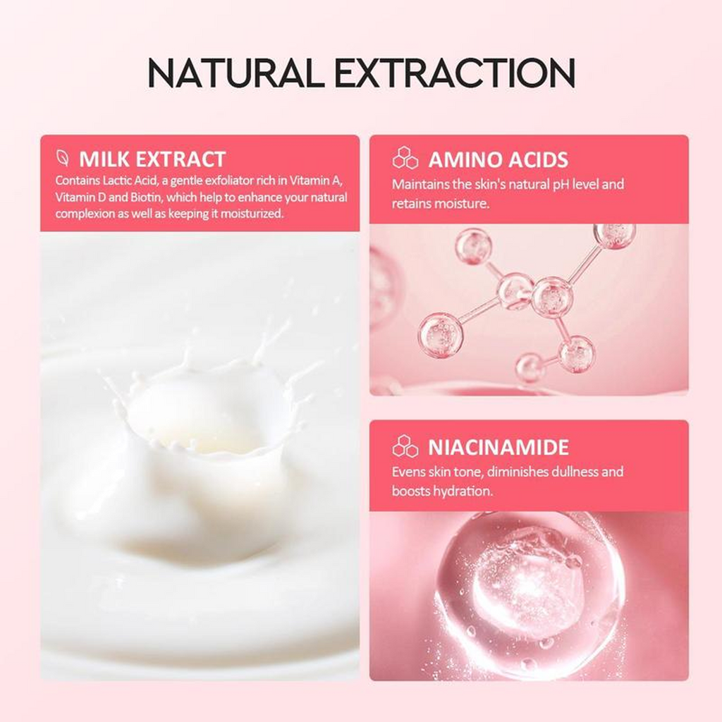 Advantages of Glad2Glow Milk Amino Acid Gentle Cleanser