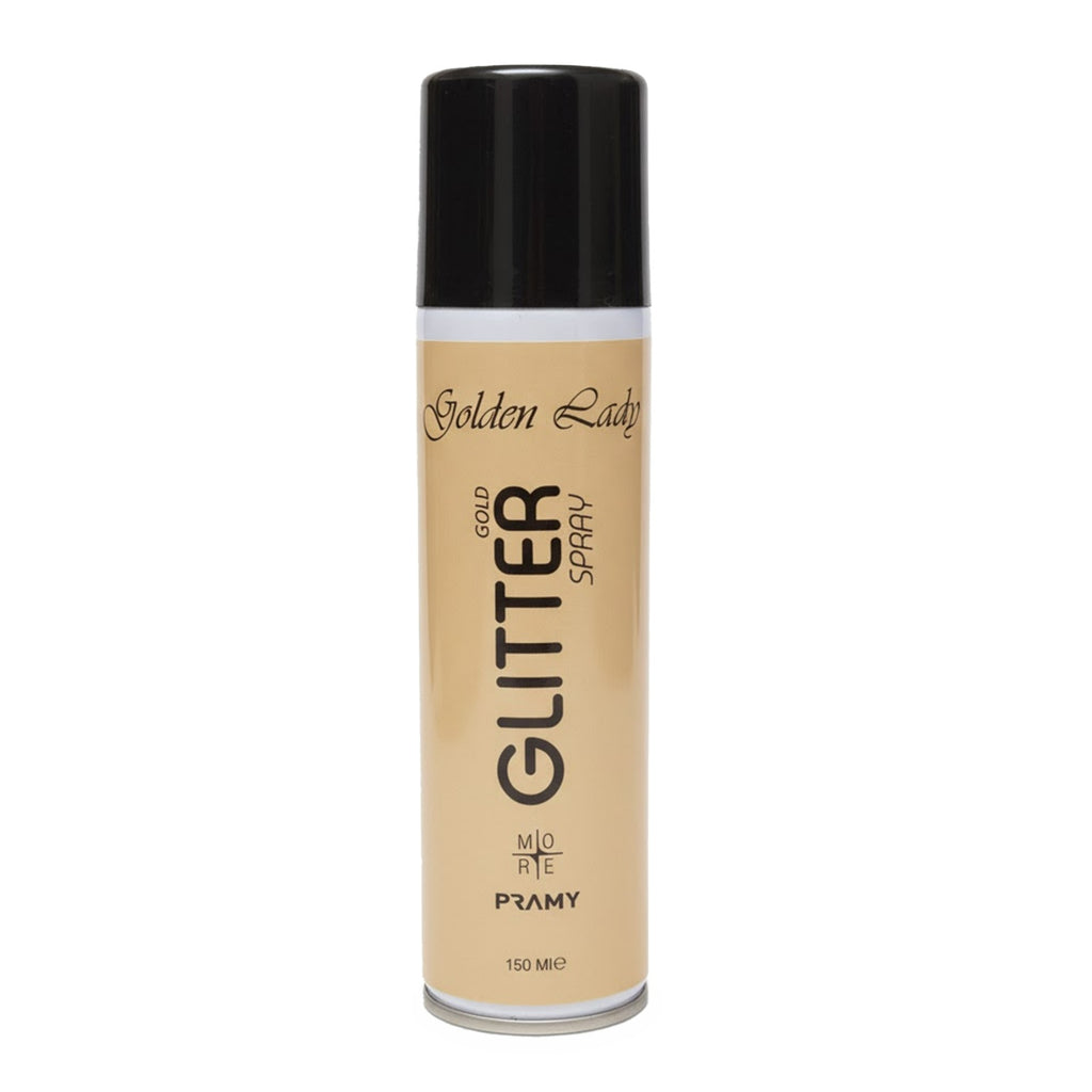 The roduct of Golden Lady Gold Glitter Spray 