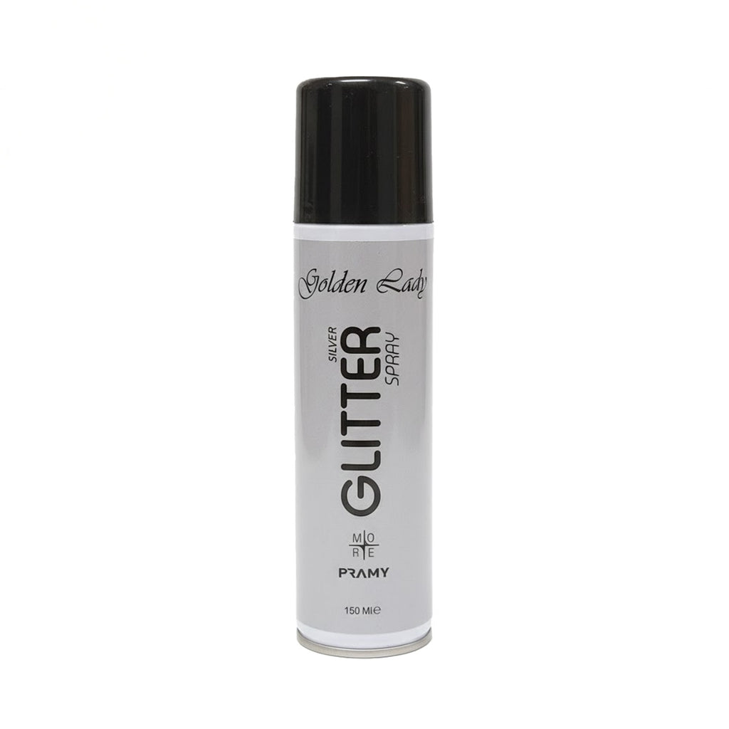 The product of Golden Lady Silver Glitter Spray