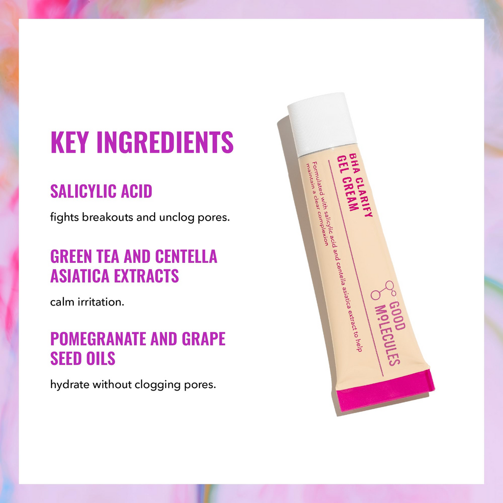 Advantages of Good Molecules BHA Clarify Gel Cream