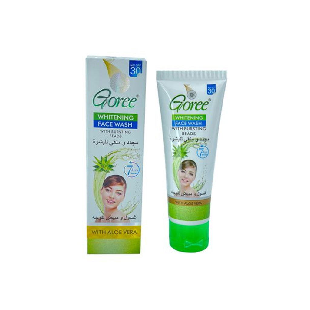 Goree Whitening Face Wash - 70ml - Formulated with vitamin agents for radiant skin. 
