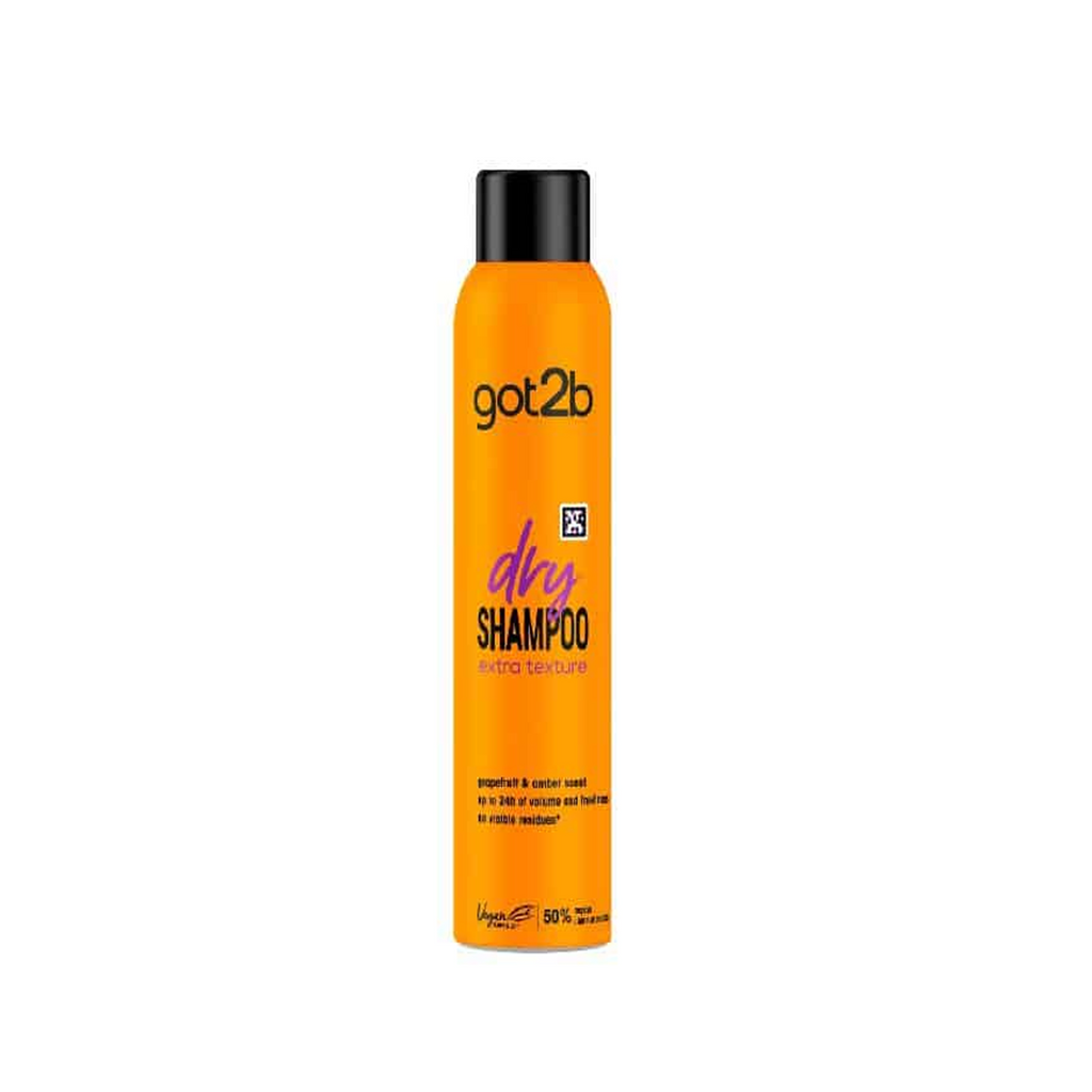 The product of Got2b Dry Shampoo Extra Texture Grapefruit and Amber