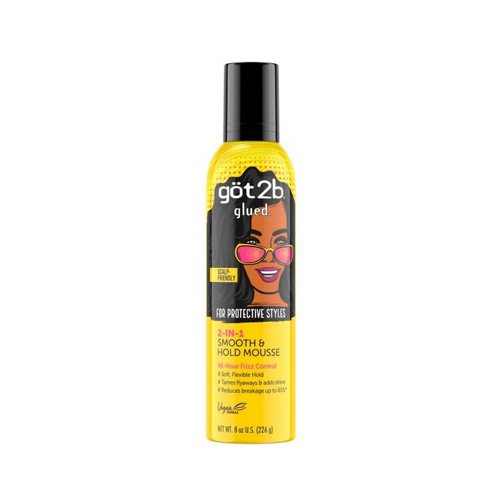 The product of Got2b Glued 2 in 1 Smooth & Hold Mousse