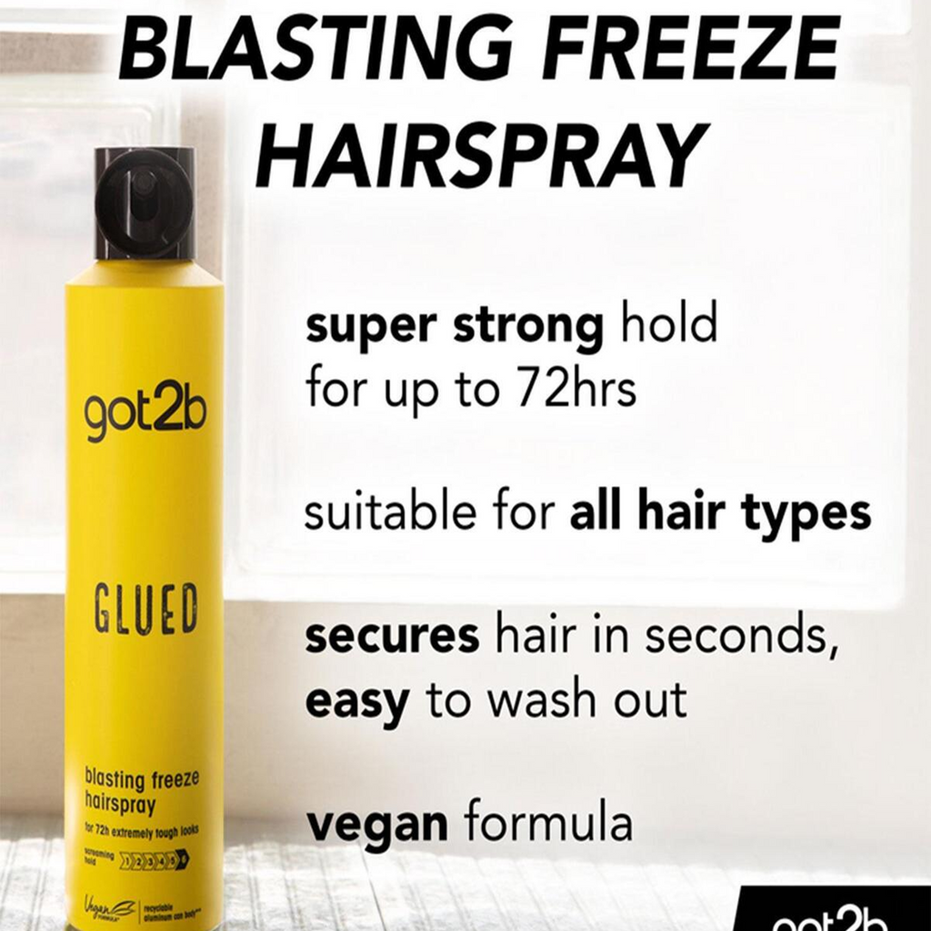 Advantages of Got2b Glued Blasting Freeze Hairspray