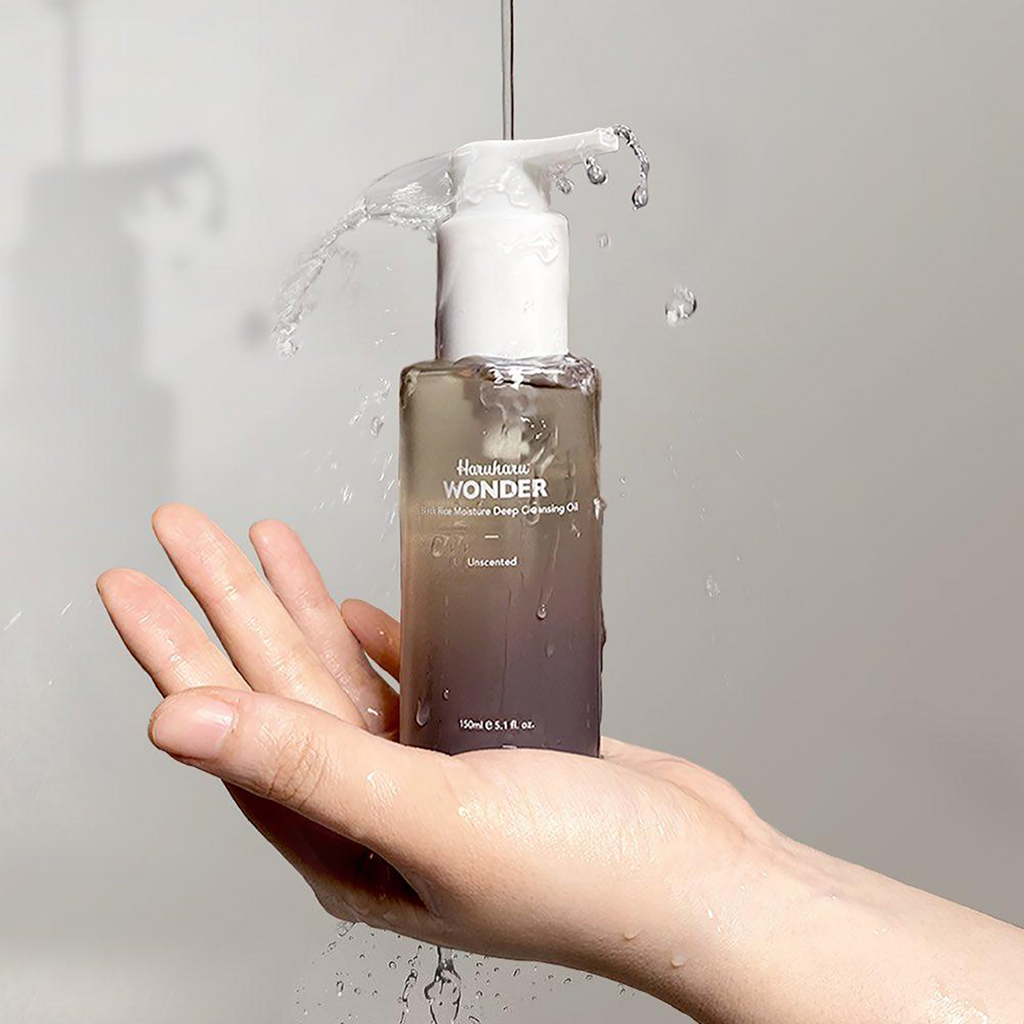 Haruharu Wonder Black Rice Moisture Deep Cleansing Oil available on qasr jamal store