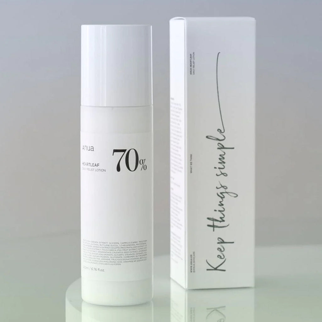 Heartleaf 70% Daily Lotion available on qasr jamal store