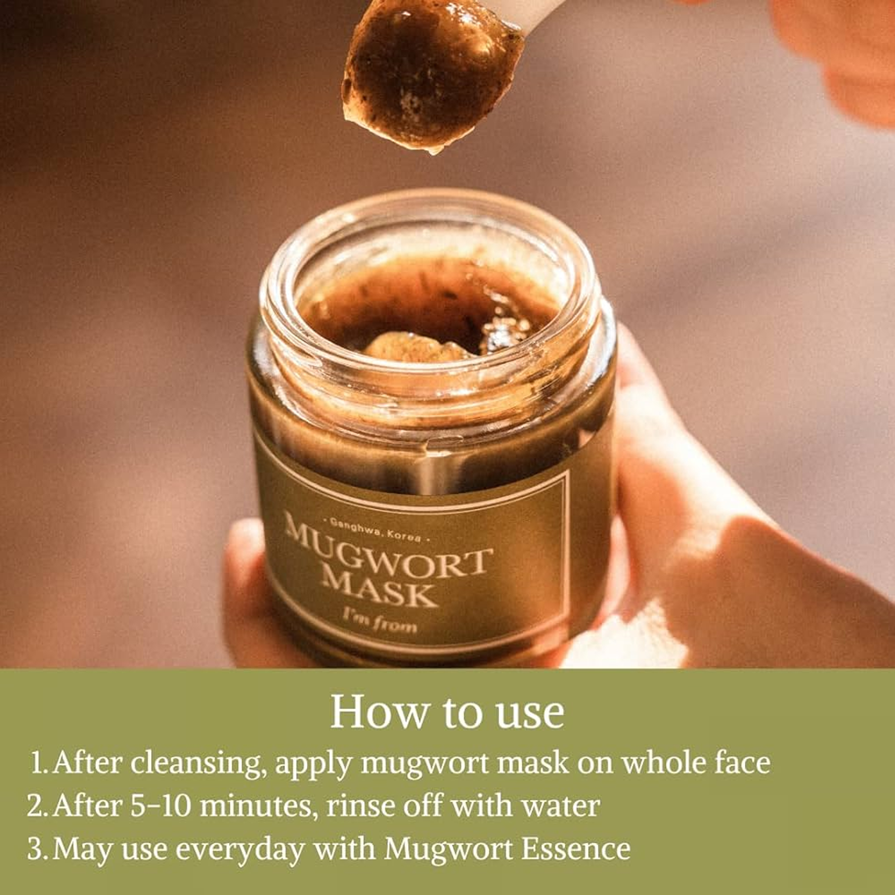 I'm From Mugwort Mask -110g – QasrJamal