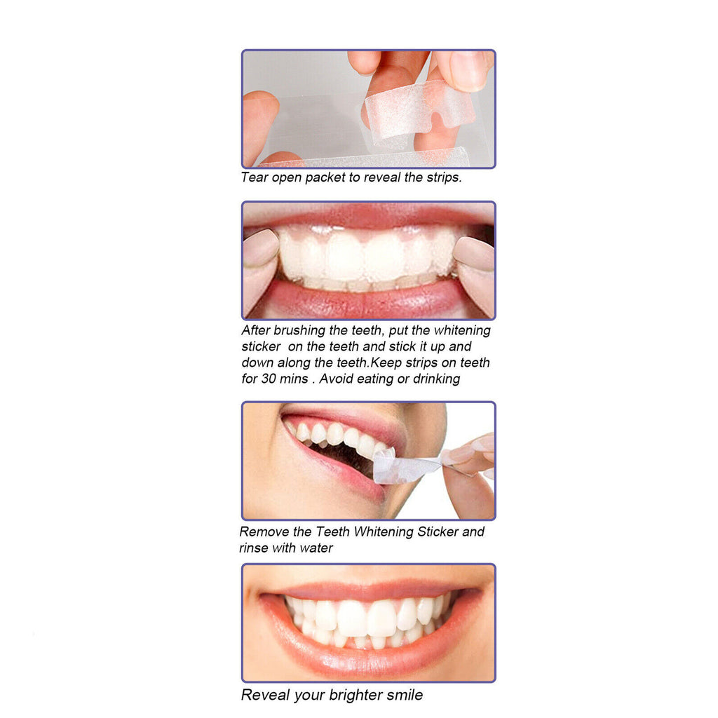 Jaysuing 5D Whitening Teeth Sticker - 7 Packs