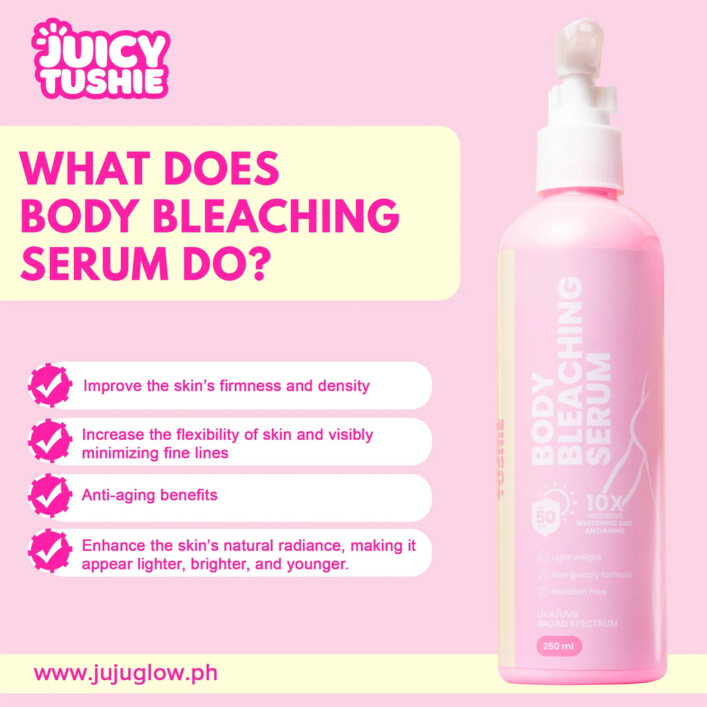 Juju Glow Juicy Tushie Body Bleaching Serum - 250ml