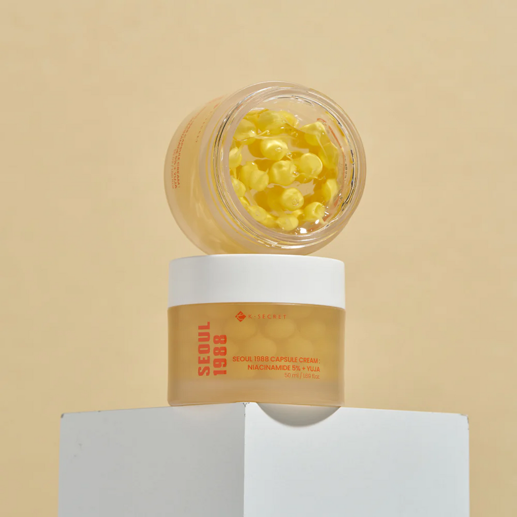 K-Secret Seoul 1988 Capsule Cream Niacinamide 5% + Yuja available on Qasr Jamal Store