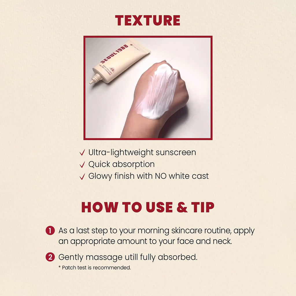 How to use a K-Secret Seoul 1988 Sun : Pine Tree + Ceramide 