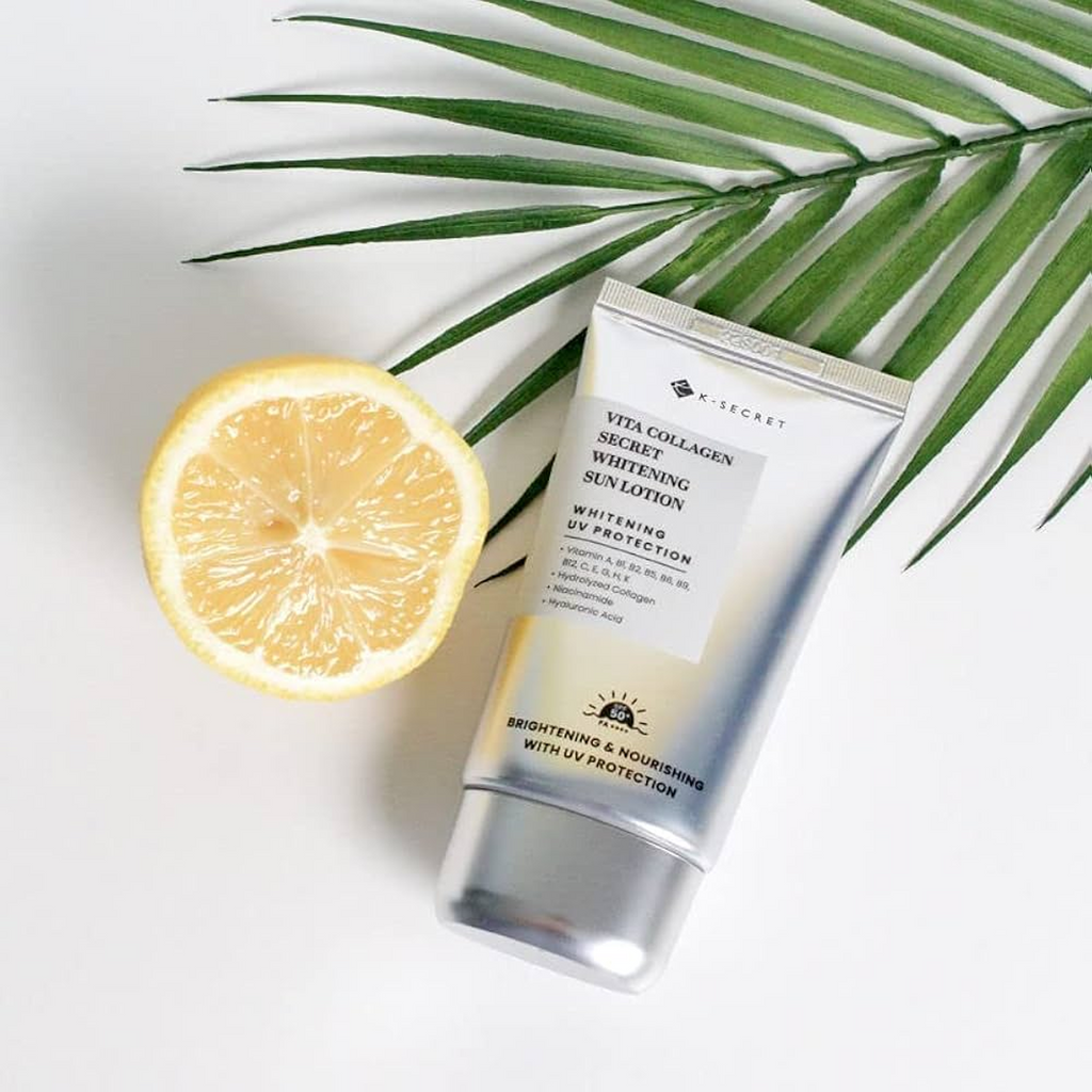 Advantages of using K-Secret Vita Collagen Secret Whitening Sun Lotion
