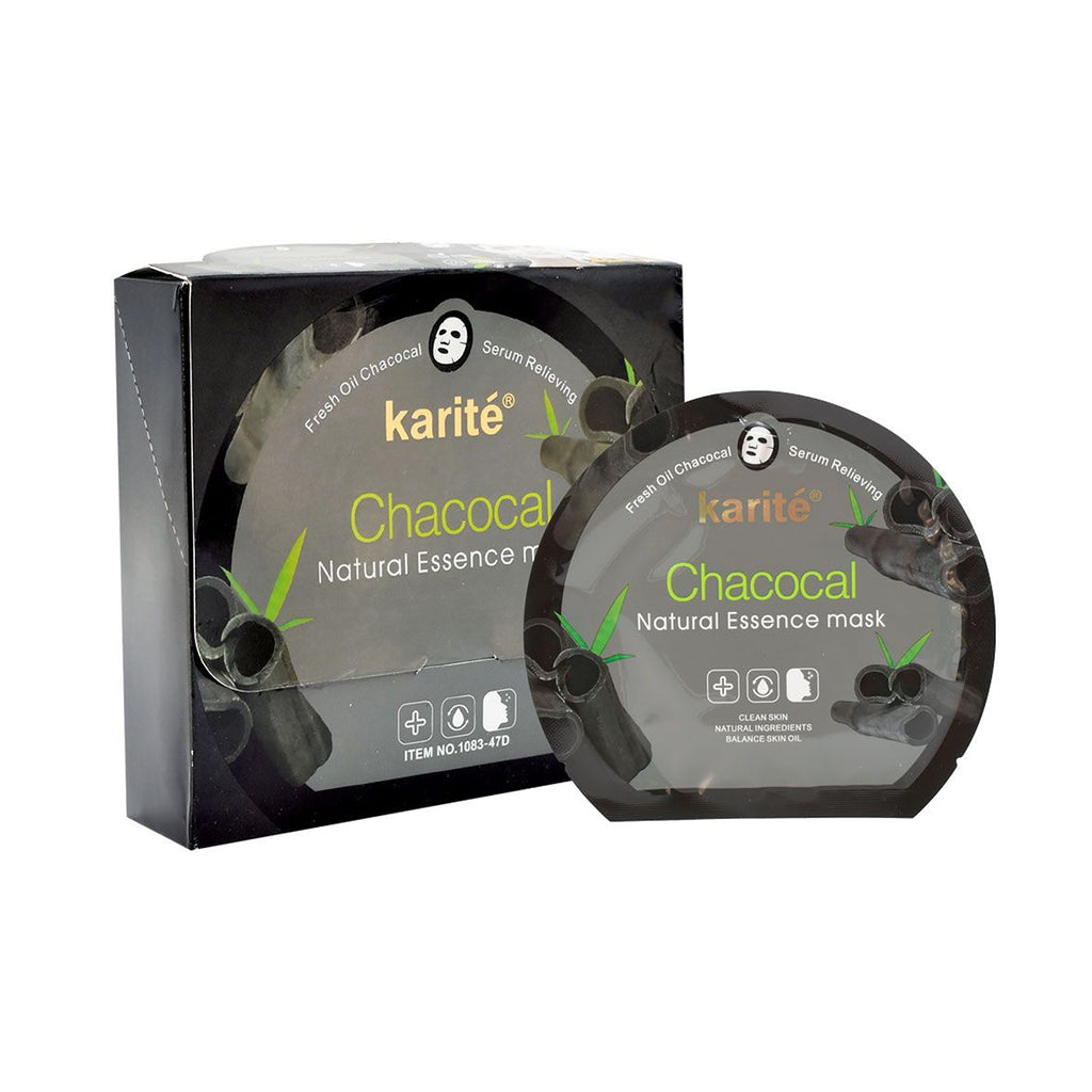 Karite Charcoal Natural Essence Mask - 30 ml