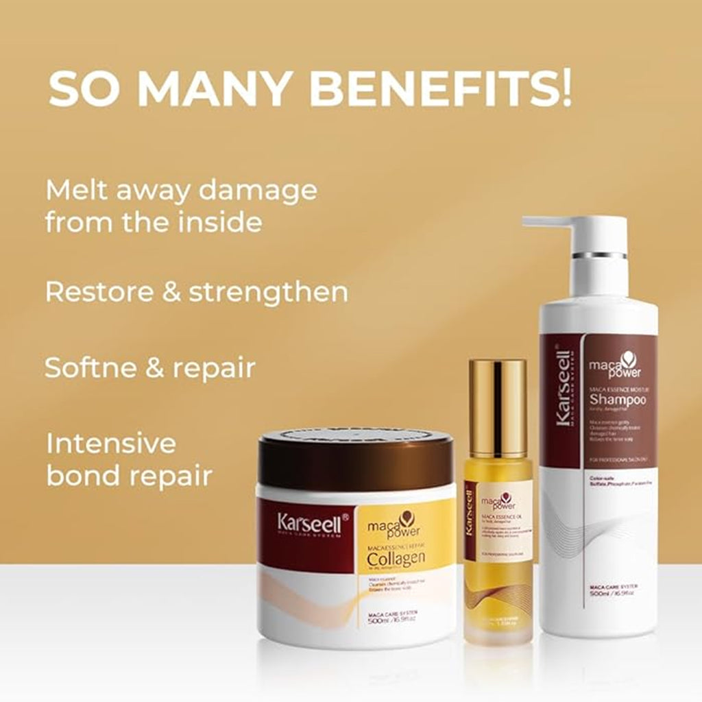 Karseell Maca Essence Moisturizing Repair Set- Key Benefits