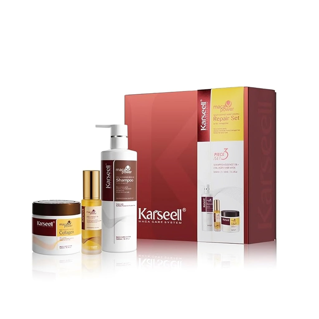 Karseell Maca Essence Moisturizing Repair Set- qasr Jamal