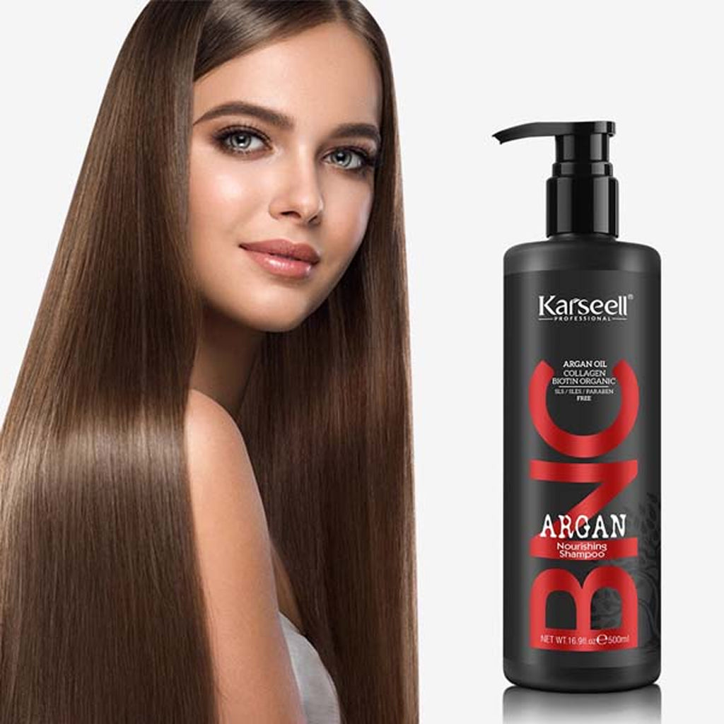 Karseell BNC Argan Nourishing Shampoo available on Qasr Jamal Store