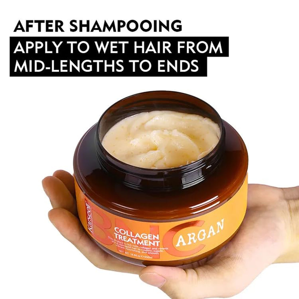 Way to use a Karseell BNC Collagen Hair Treatment Argan Oil Mask