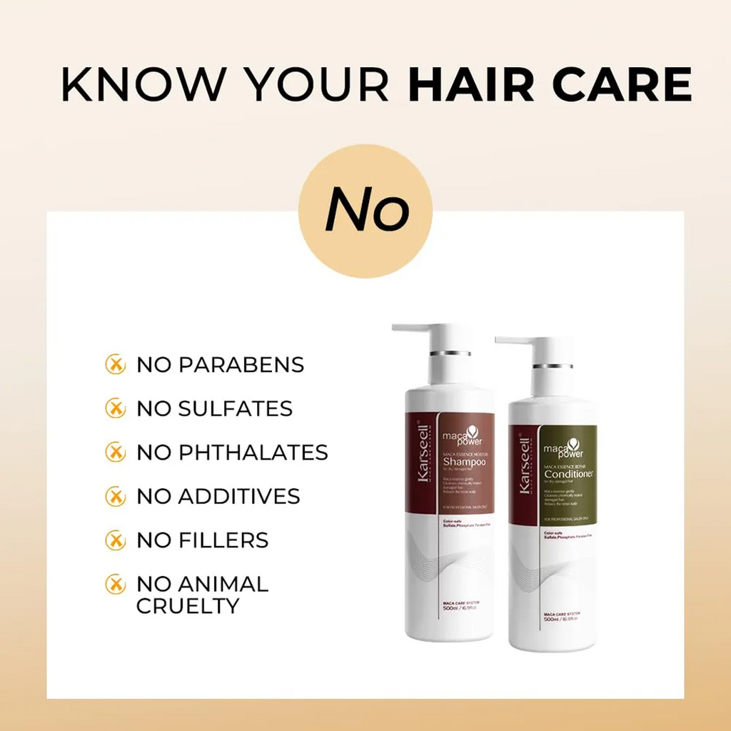 Key Benefits of using Karseell Maca Essence Moisture Hair Care Set 