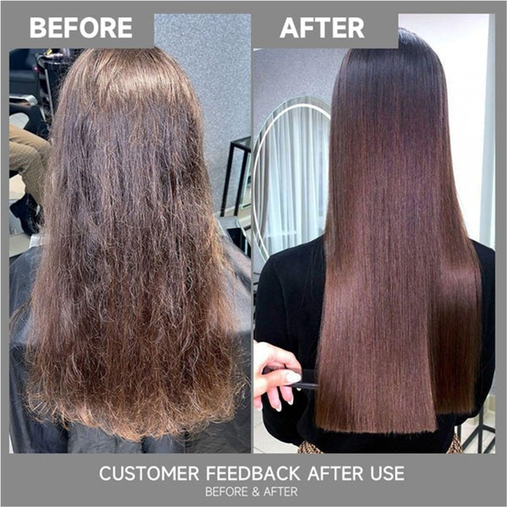 Before and After Usage of Karseell Maca Essence Moisture Shampoo