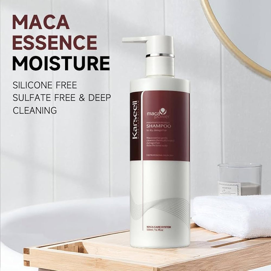 Karseell Maca Essence Moisture Shampoo - 500ml – QasrJamal