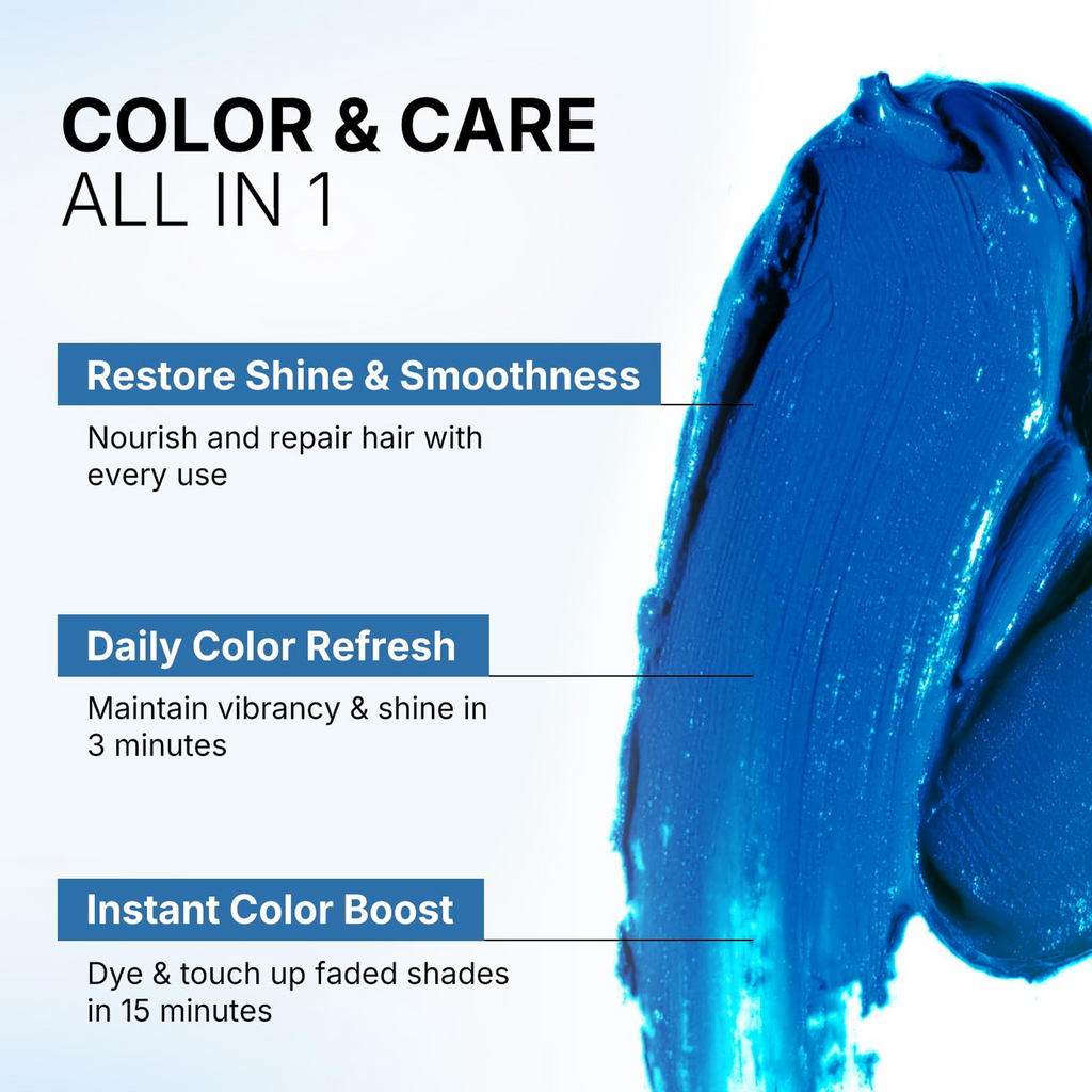 Key Benefis of Karseell Maca Power Color Depositing Blue Hair Mask