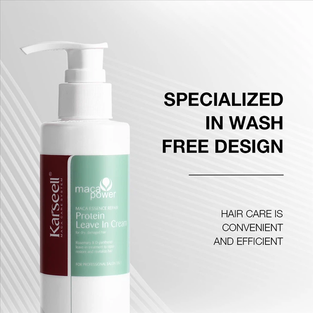 Karseell Maca Power Essence Protein Leave in Cream available on qasr jamal store