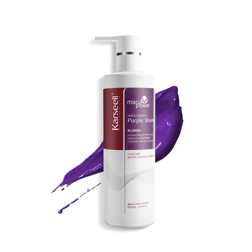 Karseell Maca Power Essence Purple Shampoo Blonde