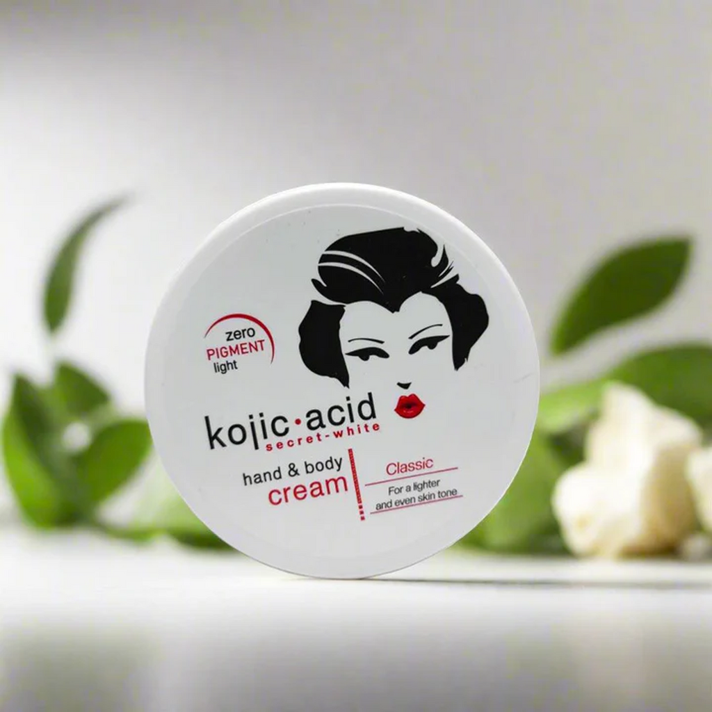 Kojic Acid Secret White Hand And Body Cream available on Qasr Jamal Store