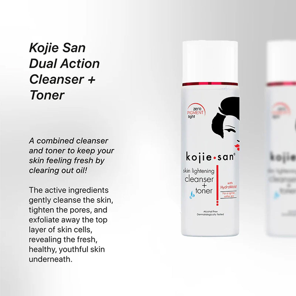 The Key Benefits of Kojie San Skin Lightening Cleanser + Toner