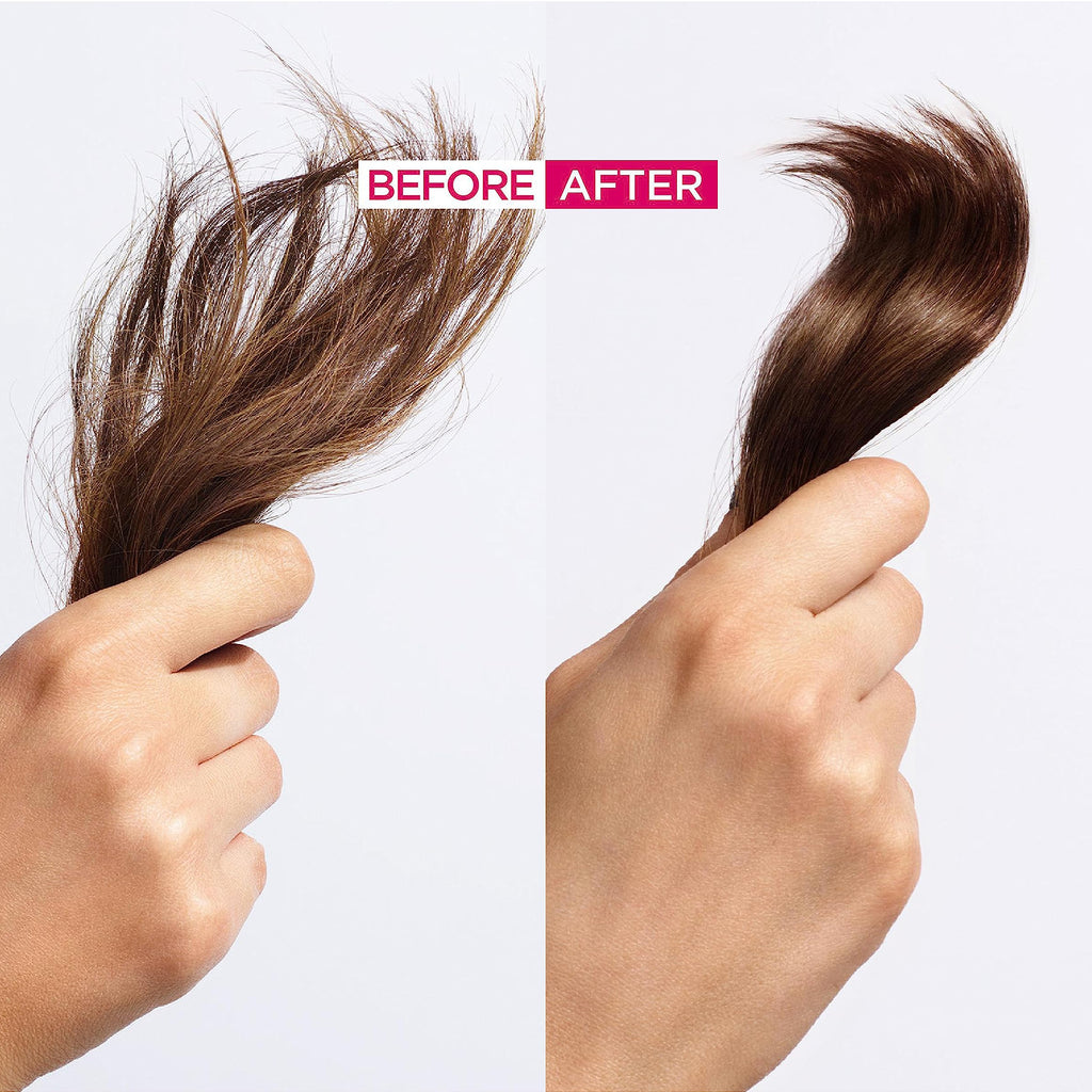 Before and After usage of L'Oréal Paris Elvive Extraordinary Oil Jojoba Oil-Infused Hair Mask 11%