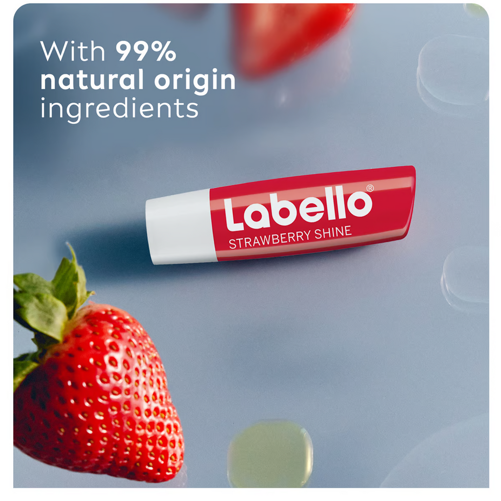 The Key Benefits of Labello Strawberry Shine Lip Balm 